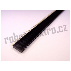 Dutinková lišta, přímá 1x40 pinů